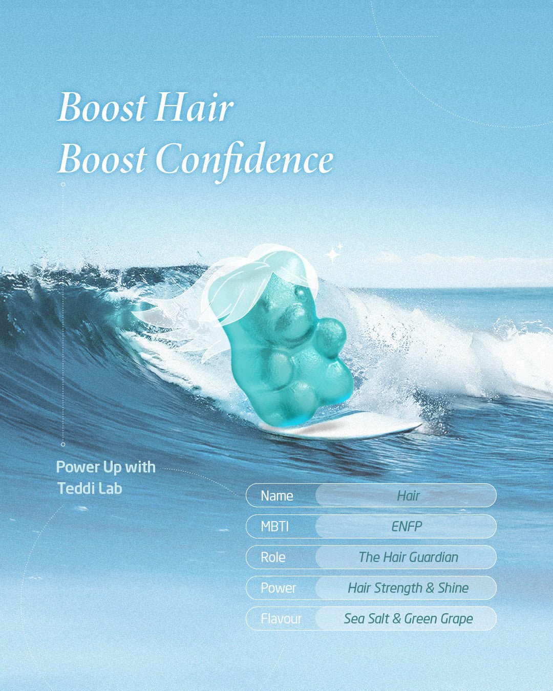 Hair Gummies: Your Daily Ritual to Shiny, Fuller Hair for the Modern Professional - Teddi Lab by Unichi