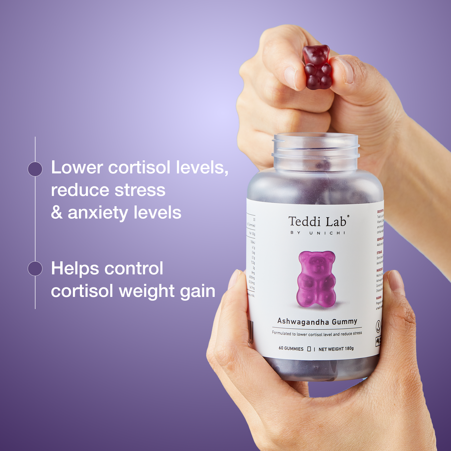 Teddi Lab Ashwagandha Gummy [EXPORT ONLY]
