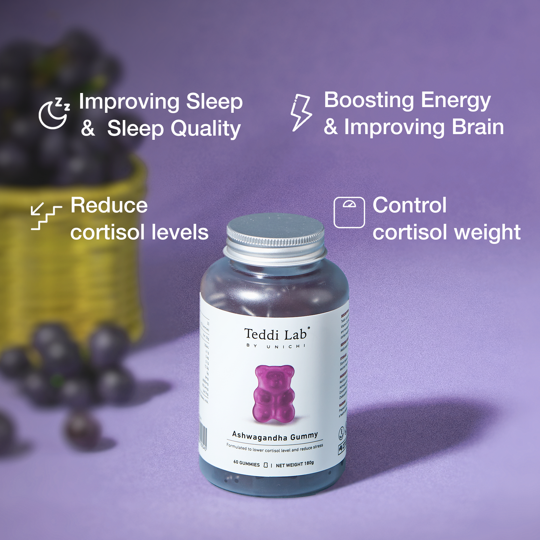 Teddi Lab Ashwagandha Gummy [EXPORT ONLY]