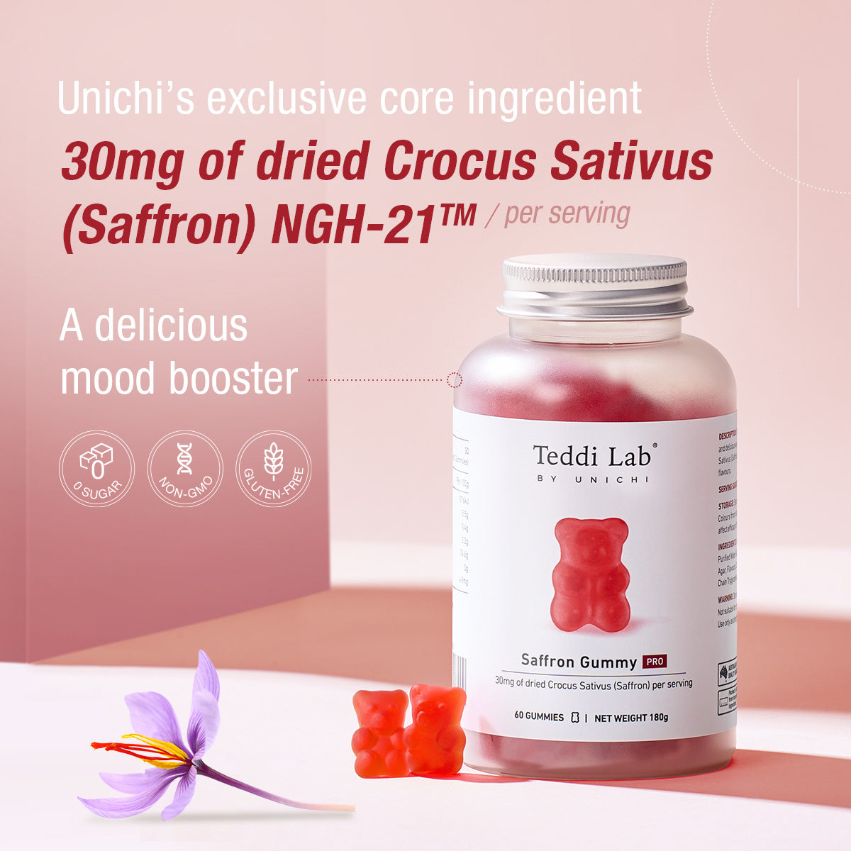 Teddi Lab Saffron Gummy PRO