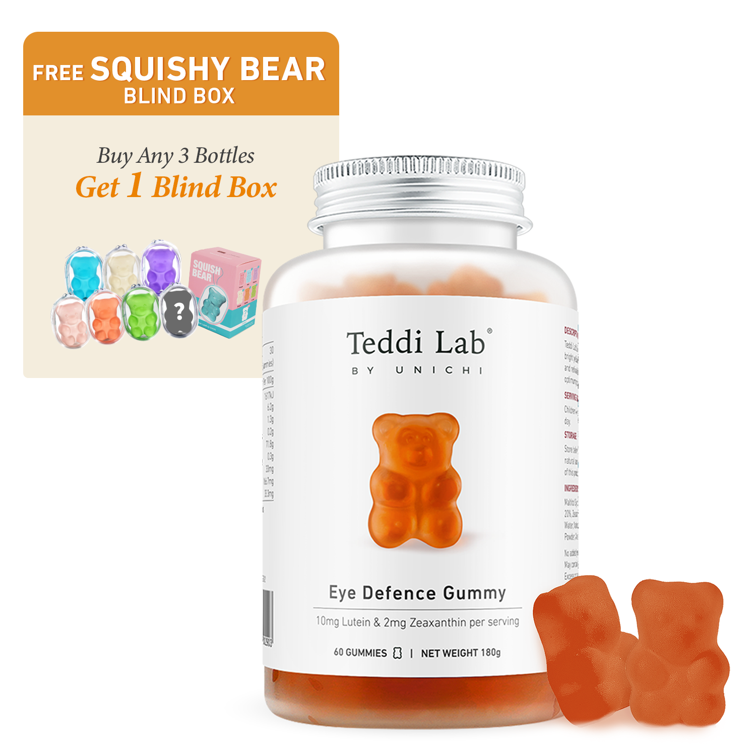 Teddi Lab Eye Defence Gummy [EXPORT ONLY]