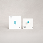Two white boxes with blue bear illustrations labeled 'Teddi Lab' on a light gray background.