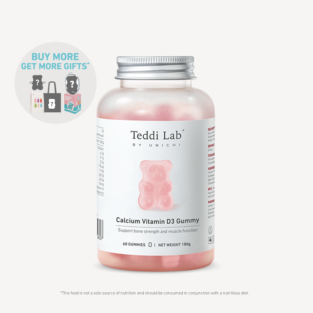 Calcium Vitamin D3 Gummy - Teddi Lab by Unichi