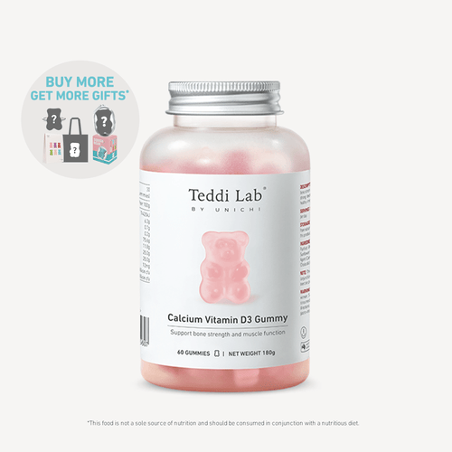 Calcium Vitamin D3 Gummy - Teddi Lab by Unichi