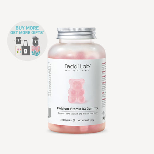 Calcium Vitamin D3 Gummy - Teddi Lab by Unichi