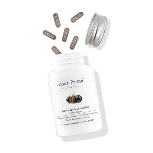 [DM X Teddi Lab] Unichi Rosa Prima Dark Grape Seed 26000mg with OPC206+