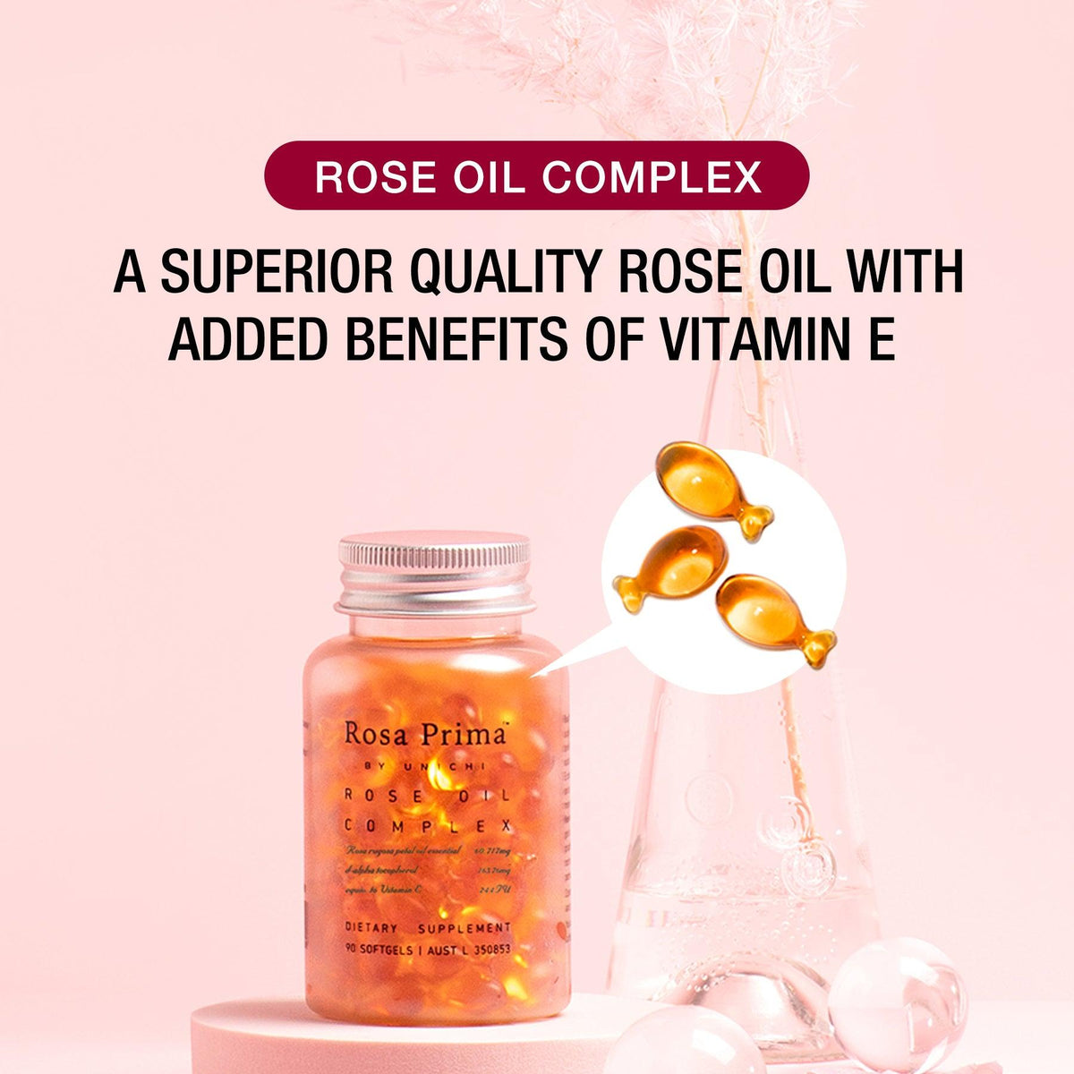 [DM X Teddi Lab] Unichi Rosa Prima Rose Oil Complex - Teddi Lab by Unichi