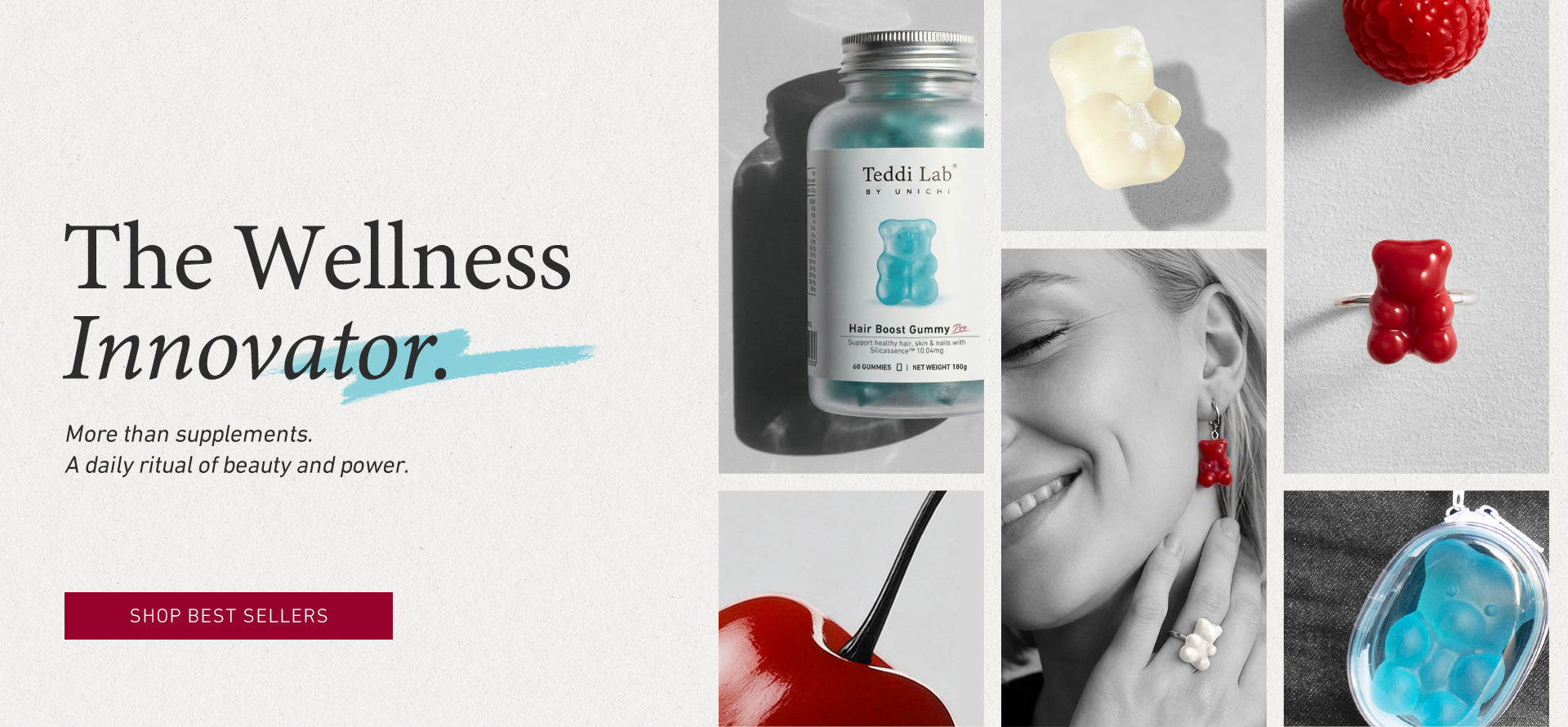 Shop Best Sellers Teddi Lab by Unichi Homepage Hero banner