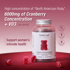 Teddi Lab by Unichi Cranberry Extract Gummy x3 - Urinary Tract Care & Intimate Health - Teddi Lab by Unichi