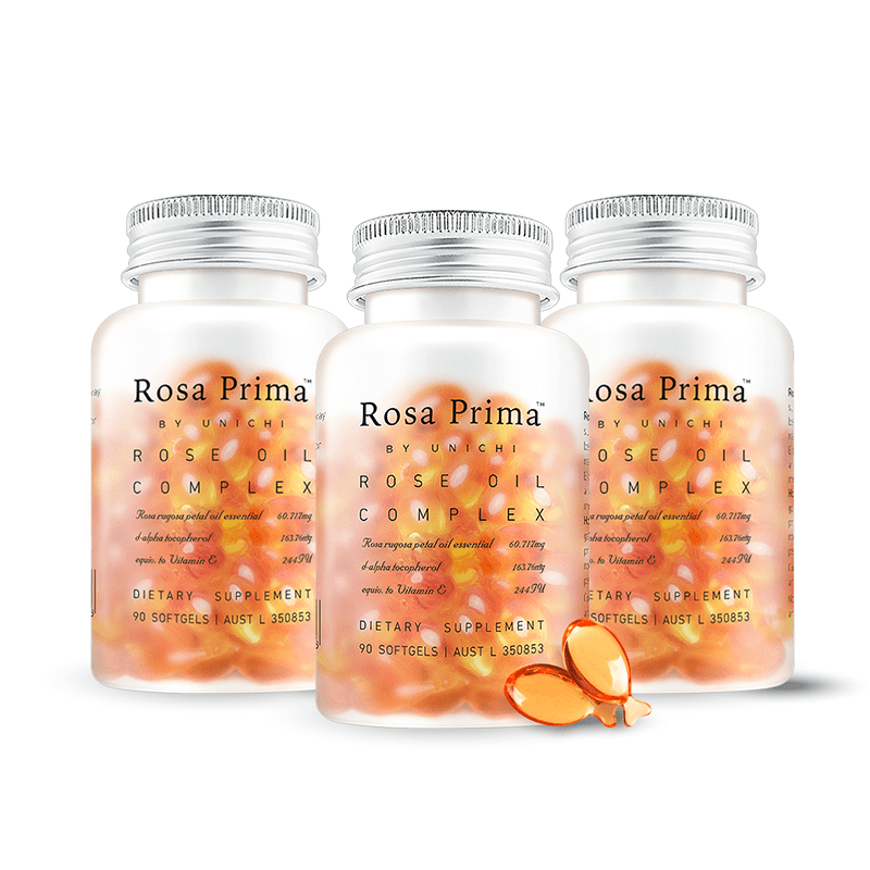 Unichi Rosa Prima Rose Oil Complex x3 - Teddi Lab by Unichi