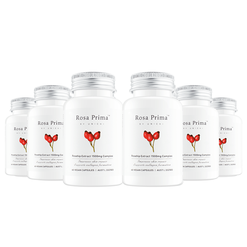Unichi Rosa Prima Rosehip Extract 1500MG Complex - Teddi Lab by Unichi
