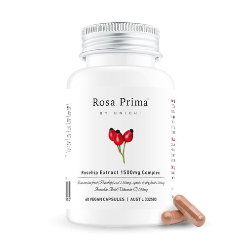Unichi Rosa Prima Rosehip Extract 1500MG Complex - Unichi Wellness